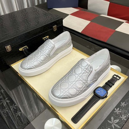 Damen Sneaker Slip-On Elegante Steppoptik Rutschfest - BerlinGlamour