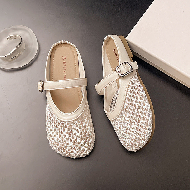 Damen Ballerinas Bequem Elegant Verstellbar