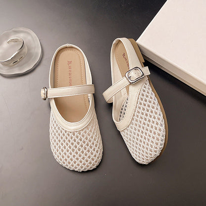 Damen Ballerinas Bequem Elegant Verstellbar