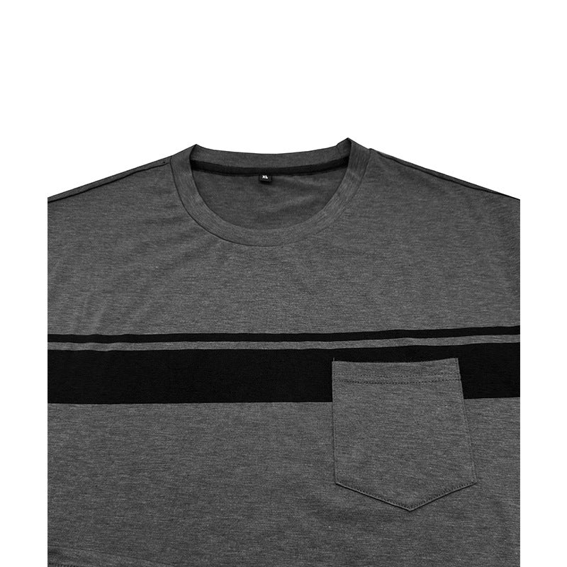 Herren Kurzarmshirt mit Brusttasche Modern Style