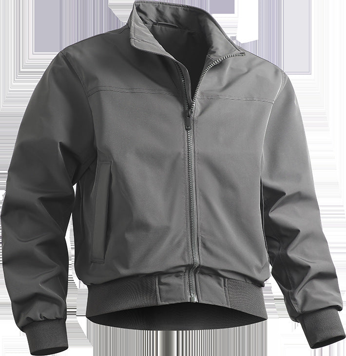 Herren Übergangsjacke Lässig mit elastischen Ärmeln und Taschen