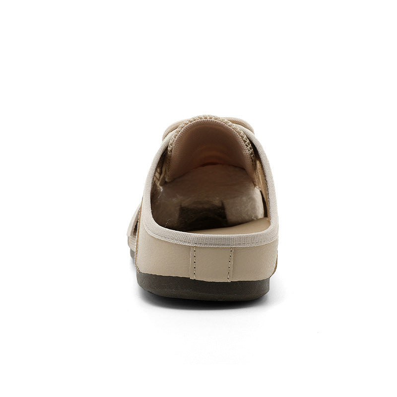 Damen Clogs Atmungsaktiv Bequem Halbhoch