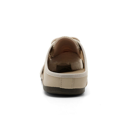 Damen Clogs Atmungsaktiv Bequem Halbhoch