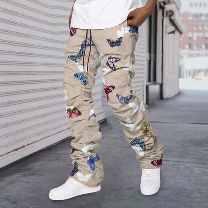 Herren Cargo-Hose Lässig mit Muster Modern