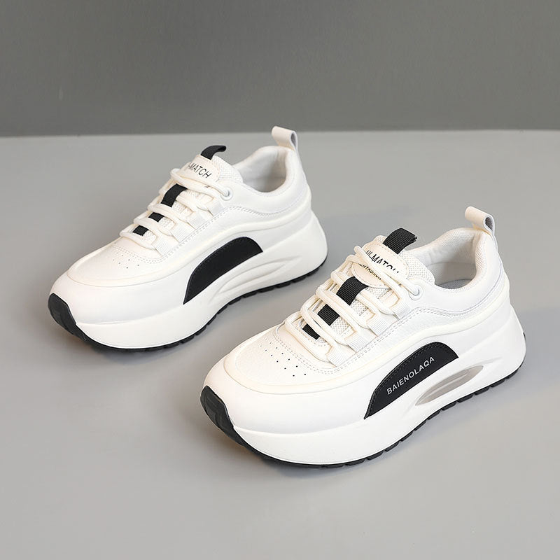 Damen Sneaker Plattform Schuhe atmungsaktiv und dampfend