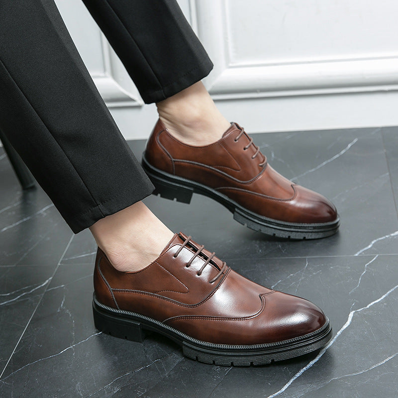 Damen Schnürschuhe Elegante Leder Schuhe Rutschfest