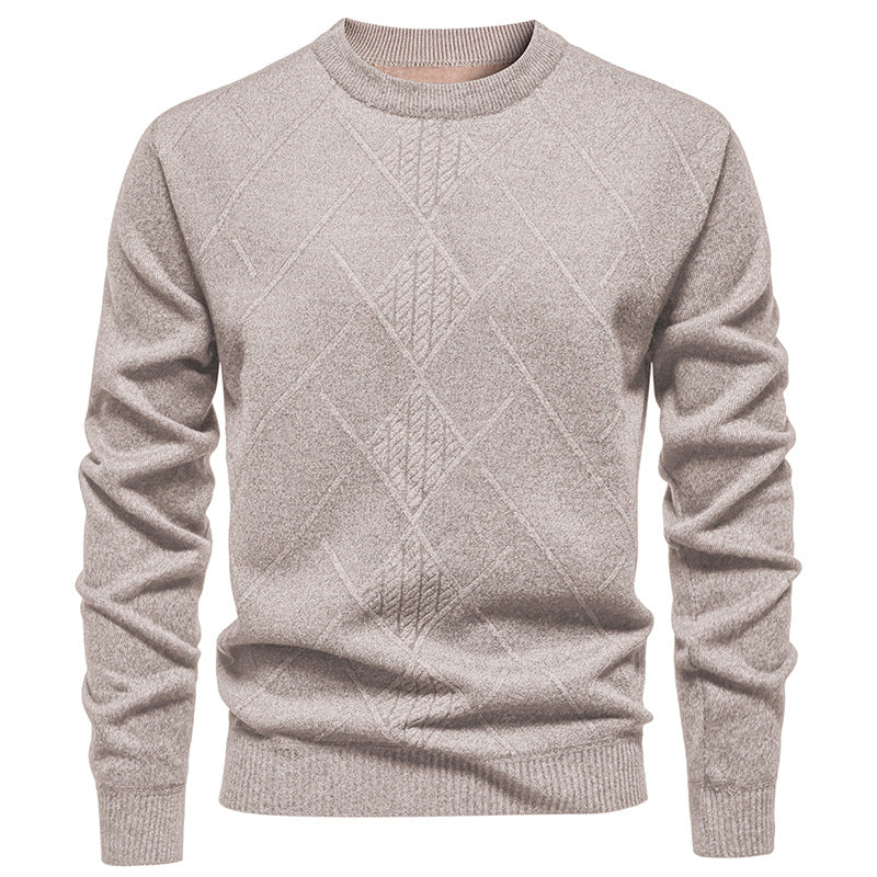 Herren Pullover Modern Rautenmuster Strick