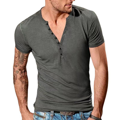 Herren T-Shirt Kurzarm Freizeitshirt Trendig Modern - BerlinGlamour