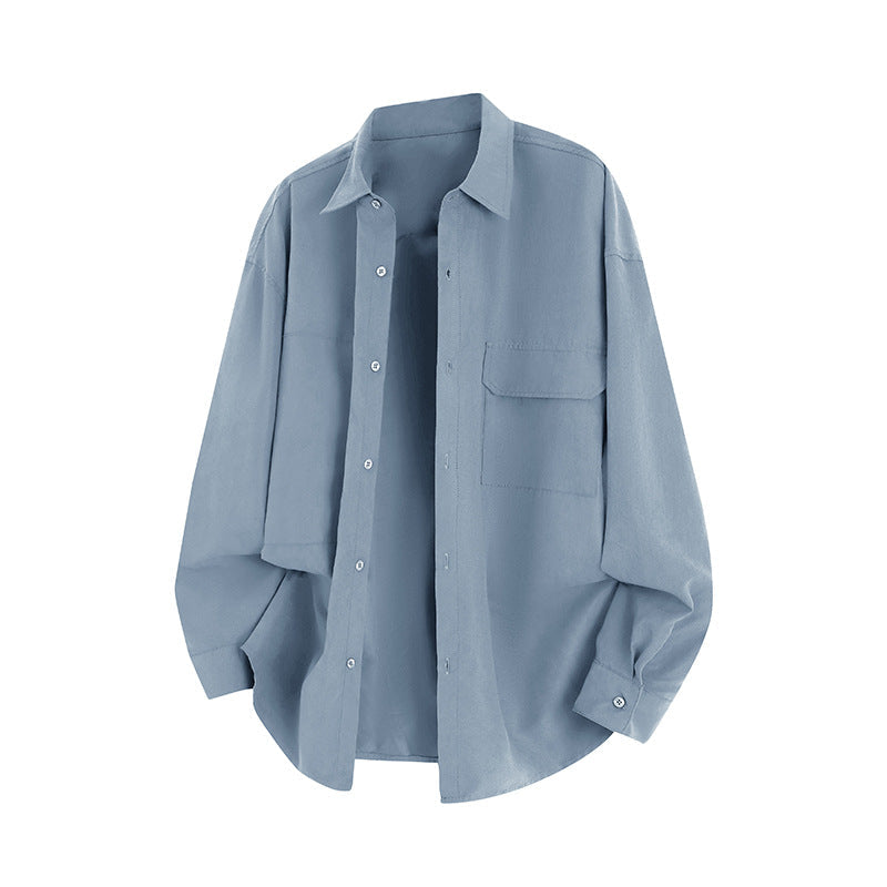 Herren Overshirt Lässig mit Taschen Freizeitstyle - BerlinGlamour