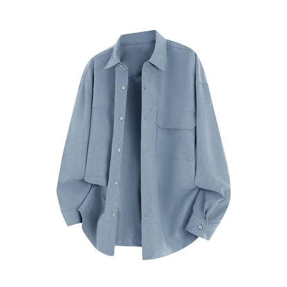 Herren Overshirt Lässig mit Taschen Freizeitstyle - BerlinGlamour