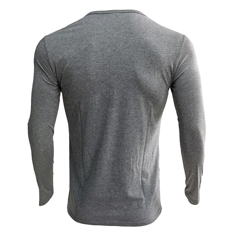 Herren Langarmshirt Henley Design Modern Berlin