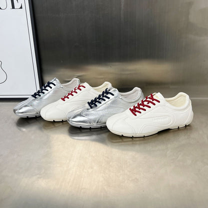 Damen Sneaker Sportlich Atmungsaktiv Stabile Sohle