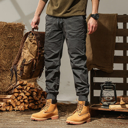 Herren Cargo-Hose Sportlich Elastisch Mit Taschen - BerlinGlamour