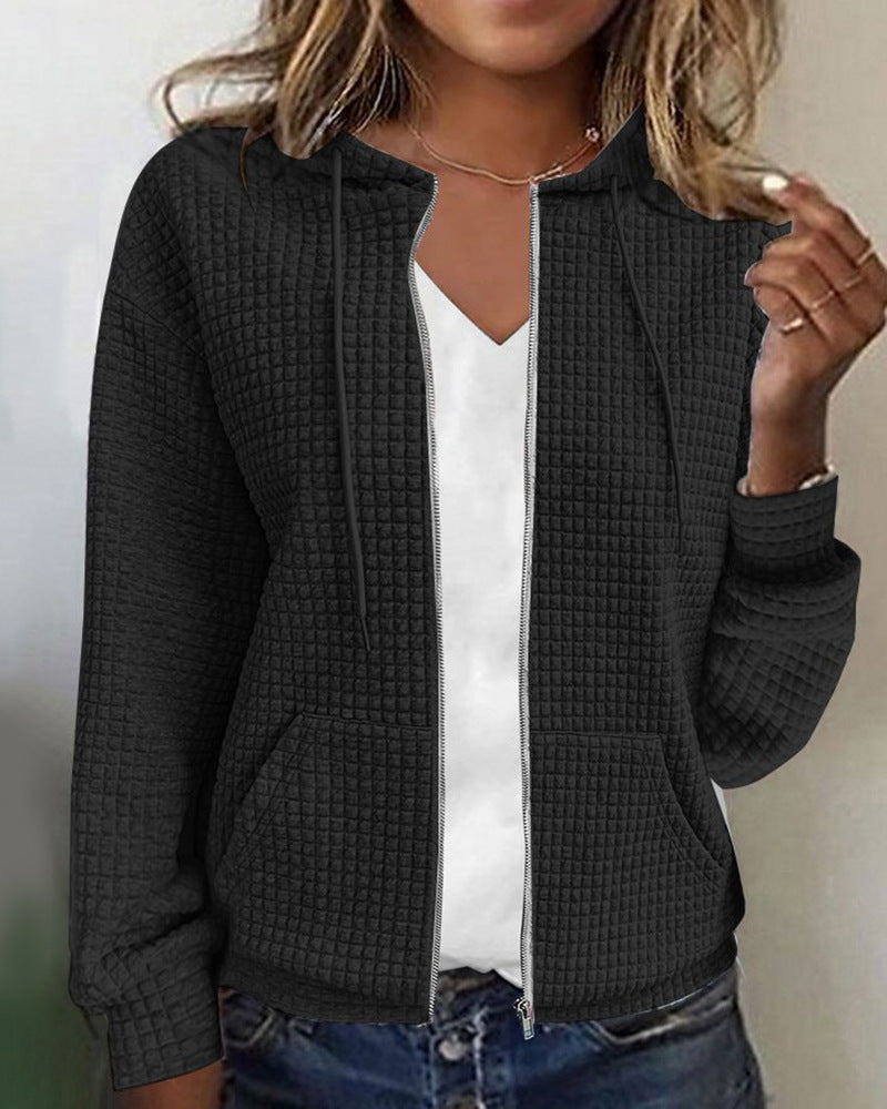 BerlinGlamour | Lederjacke Reißverschluss Modern Damen