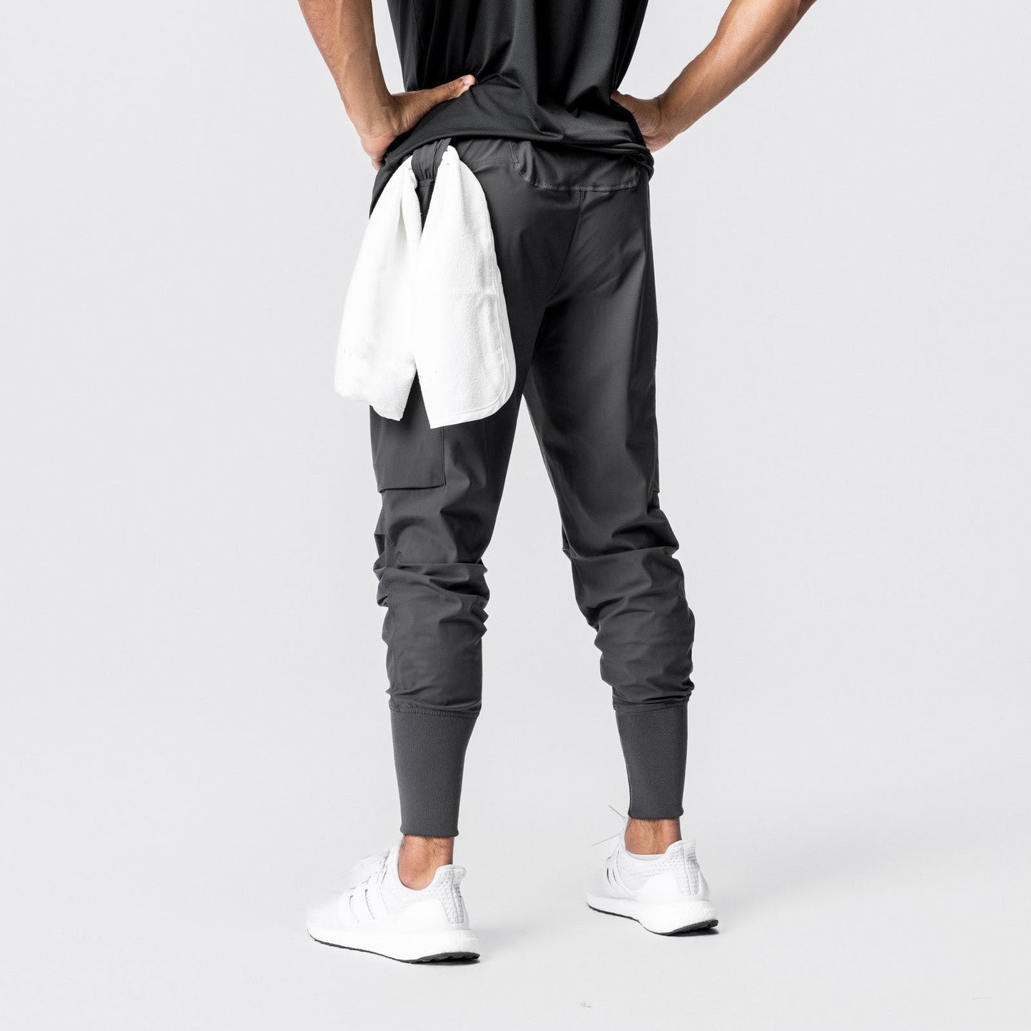 Herren Sporthose Mit Reißverschlusstaschen Elastisch - BerlinGlamour