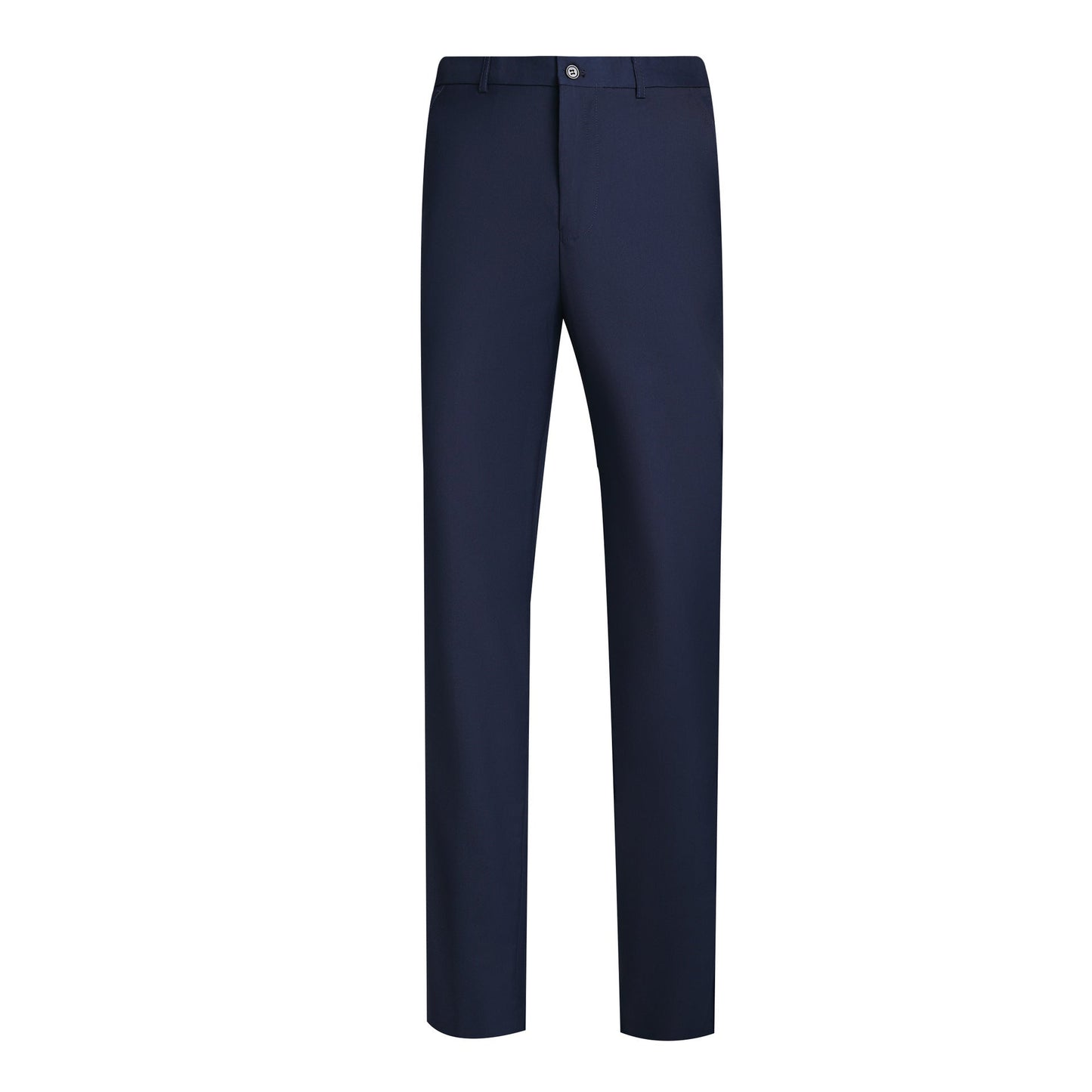 Herren Anzughose Slim Fit Schwarze Hose