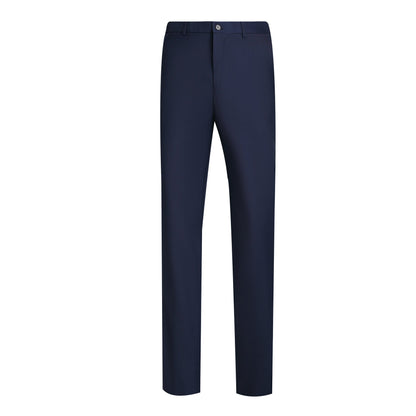 Herren Anzughose Slim Fit Schwarze Hose