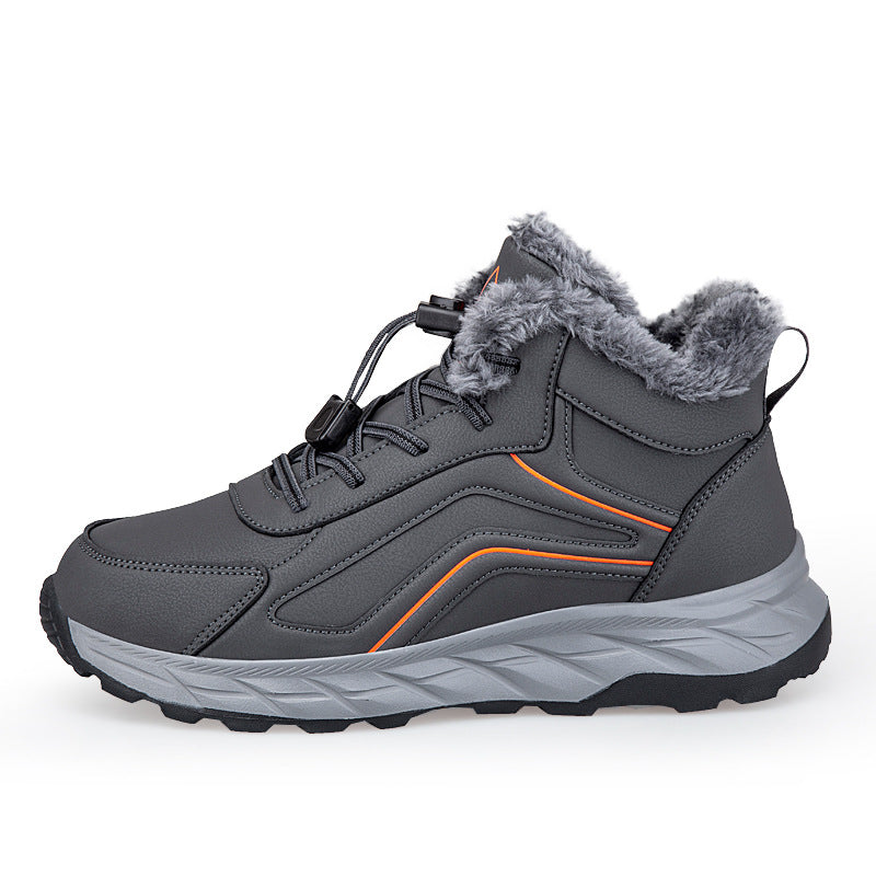 Damen Winterstiefel Warm Rutschfest Schnellverschluss