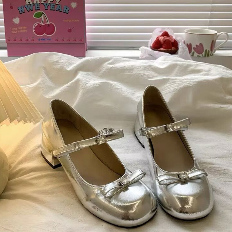 Damen Ballerinas Elegant Komfortabel Riemchen Schuhe