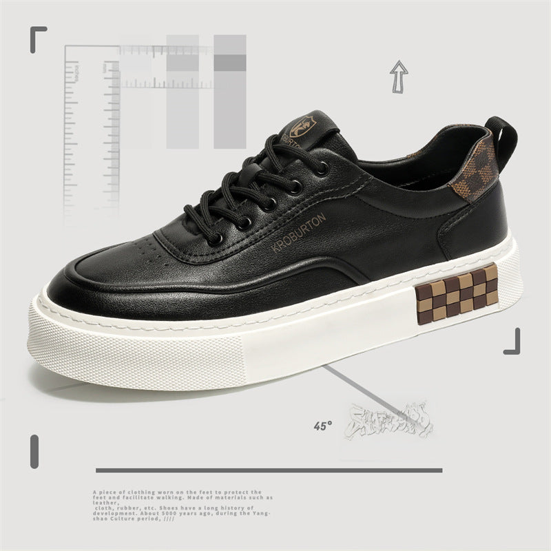 Damen Sneaker Sportlich Laufsohle Dämpfung Leder