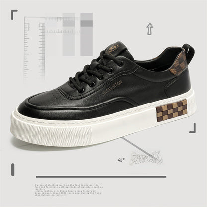 Damen Sneaker Sportlich Laufsohle Dämpfung Leder