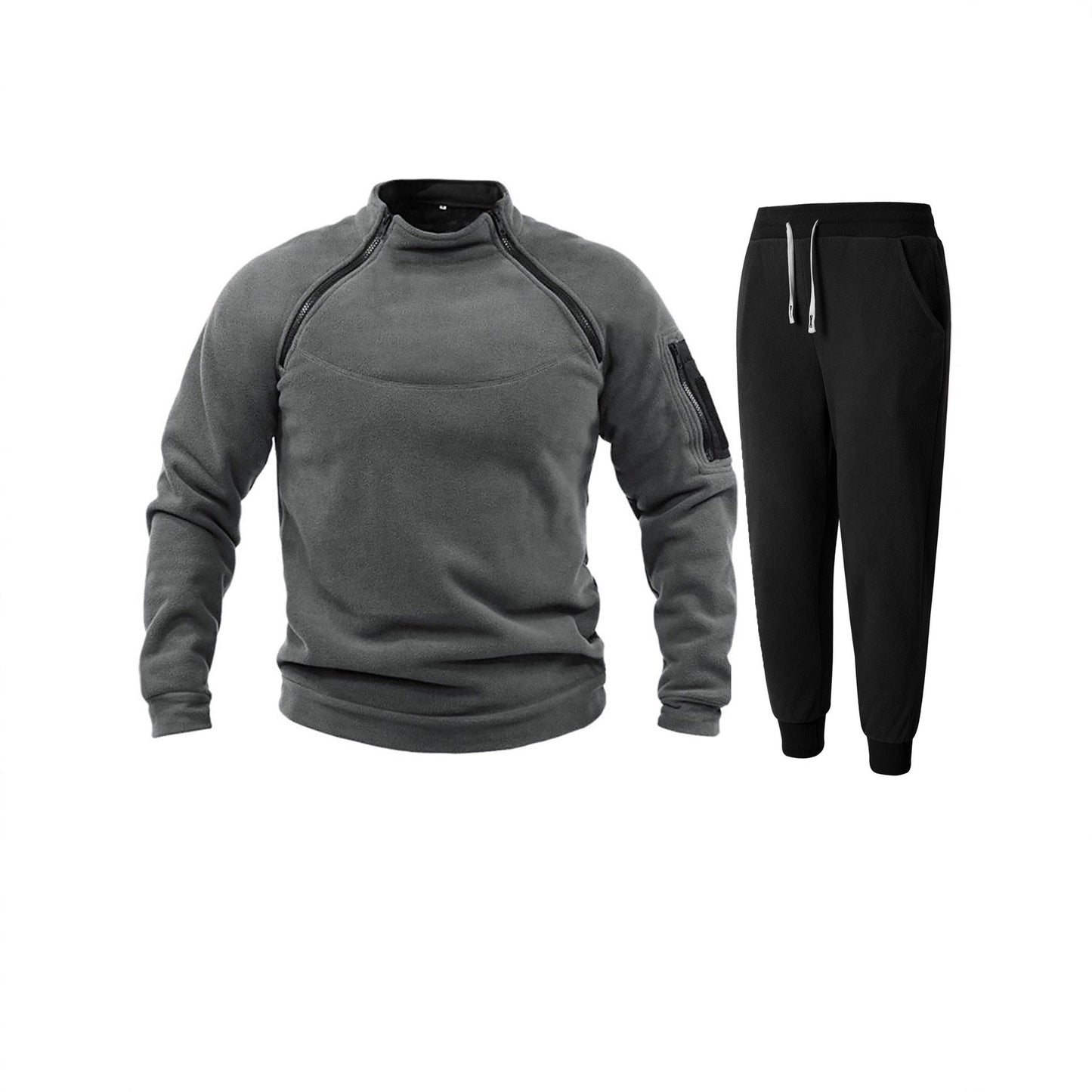 Herren Sportset Funktionspullover Jogginghose Set