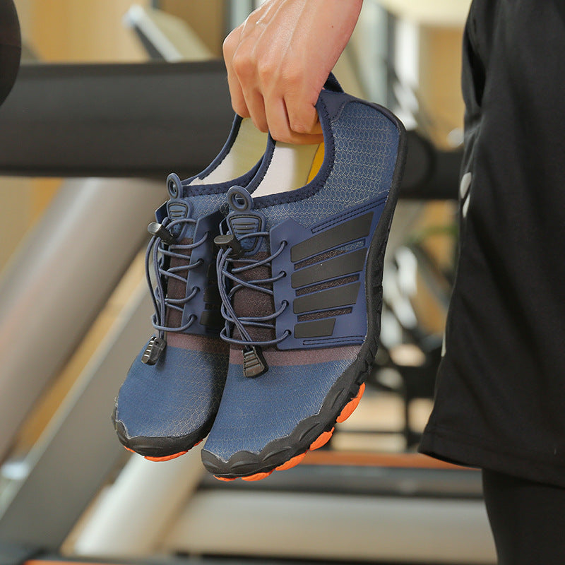 Damen Fitnessschuhe Laufschuhe Schnellschnürsystem Sportlich