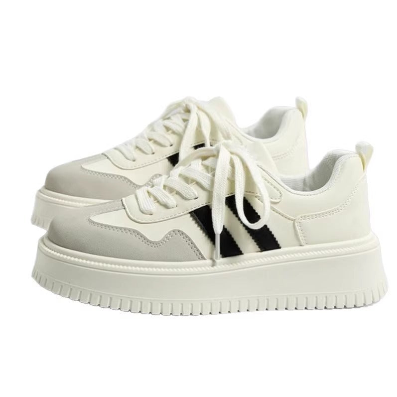 Damen Sneaker Plattform High Heel bequem Komfort Schuhe