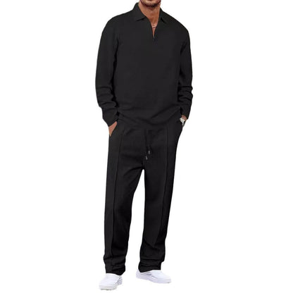 Herren Sportset mit Reißverschluss Pullover und Jogginghose