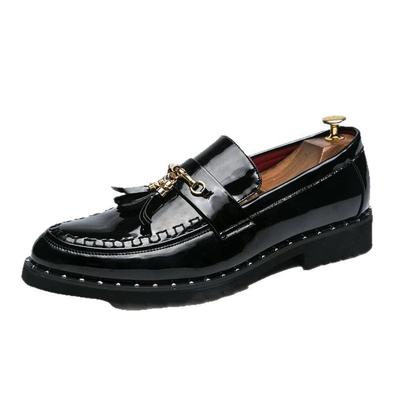 Damen Mokassins Elegante mit goldenen Nieten Schuhe Heidi Mode