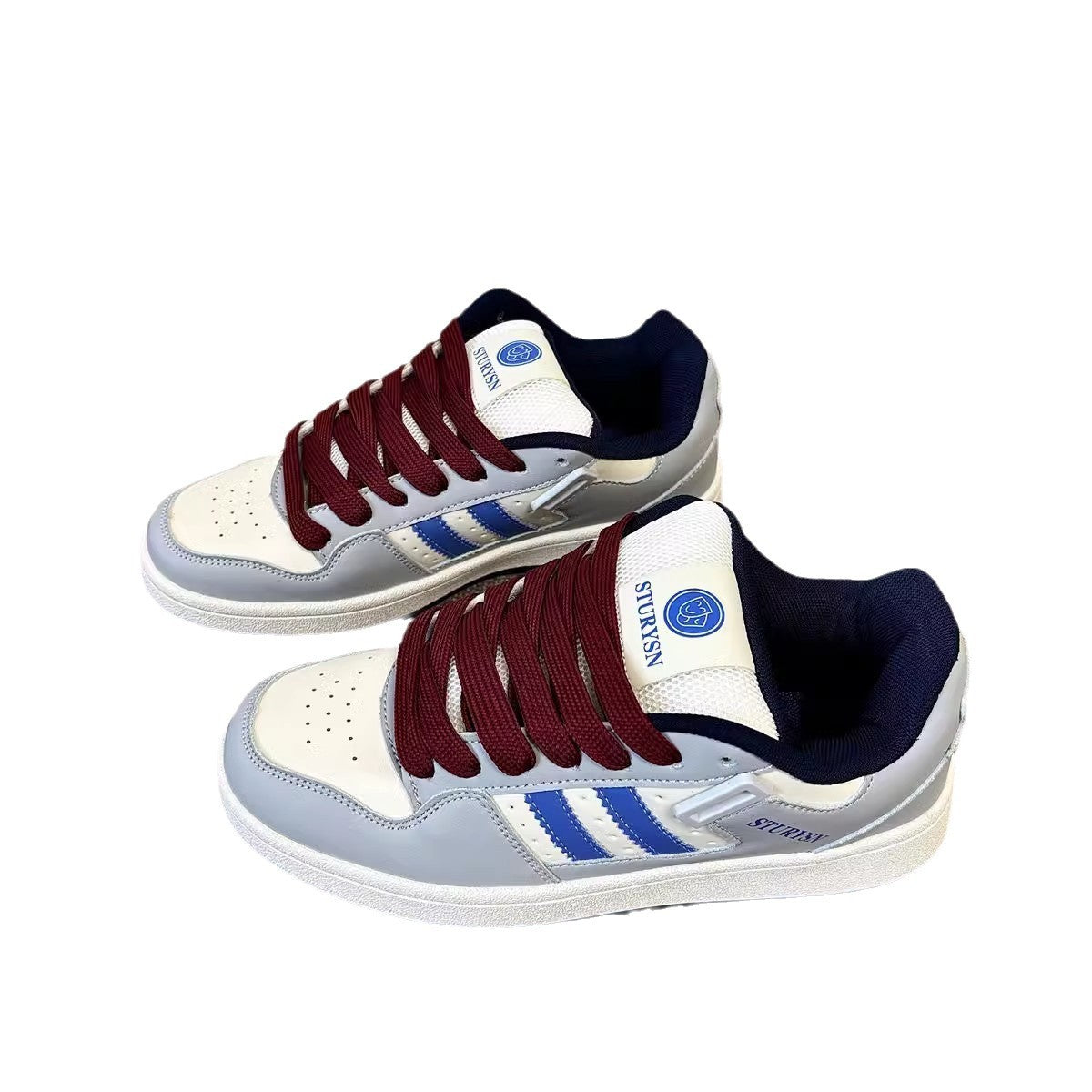 Damen Sneaker Schnürschuhe Bequem Sportlich