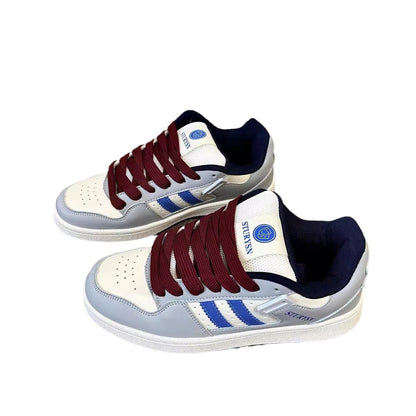Damen Sneaker Schnürschuhe Bequem Sportlich