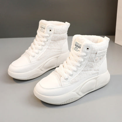 Damen Sneaker High-Top Isoliert Rutschfest Winter
