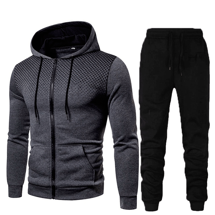 Herren Sportset Hoodie Jogginghose Atmungsaktiv Modern