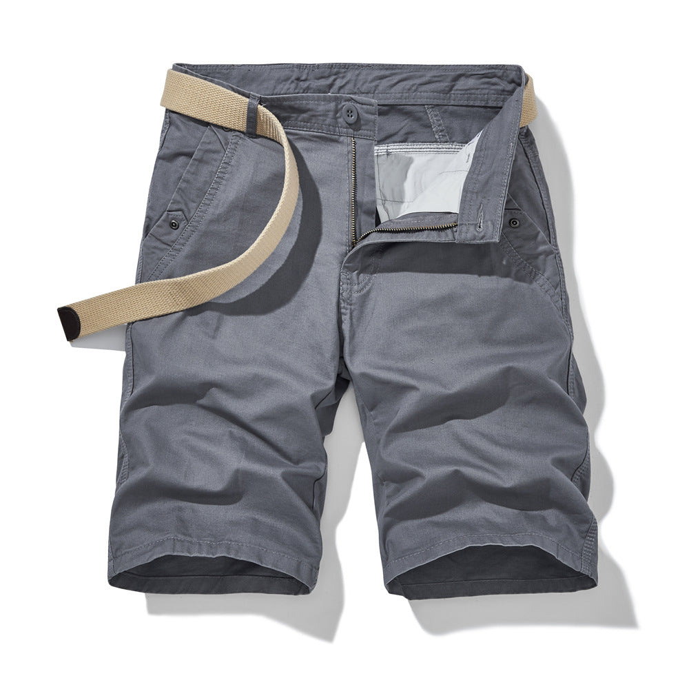 Herren Shorts Cargo Bequem Verstellbar Mit Taschen