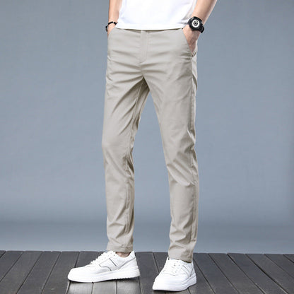 Bequeme Herren Chino Hosen Stretchbaumwolle Elegant