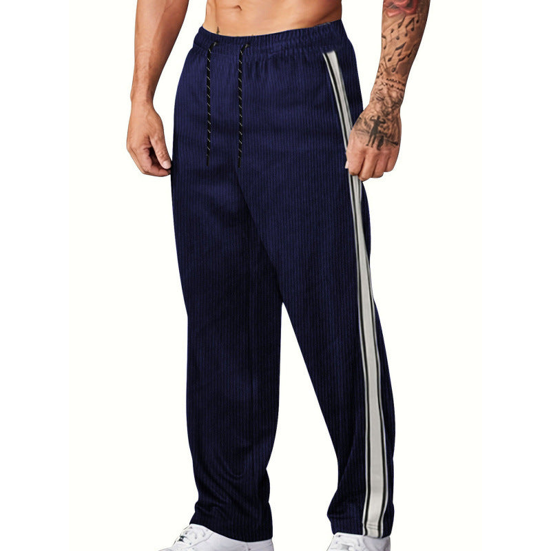 Herren Sport Hose mit Streifen Modern Freizeit