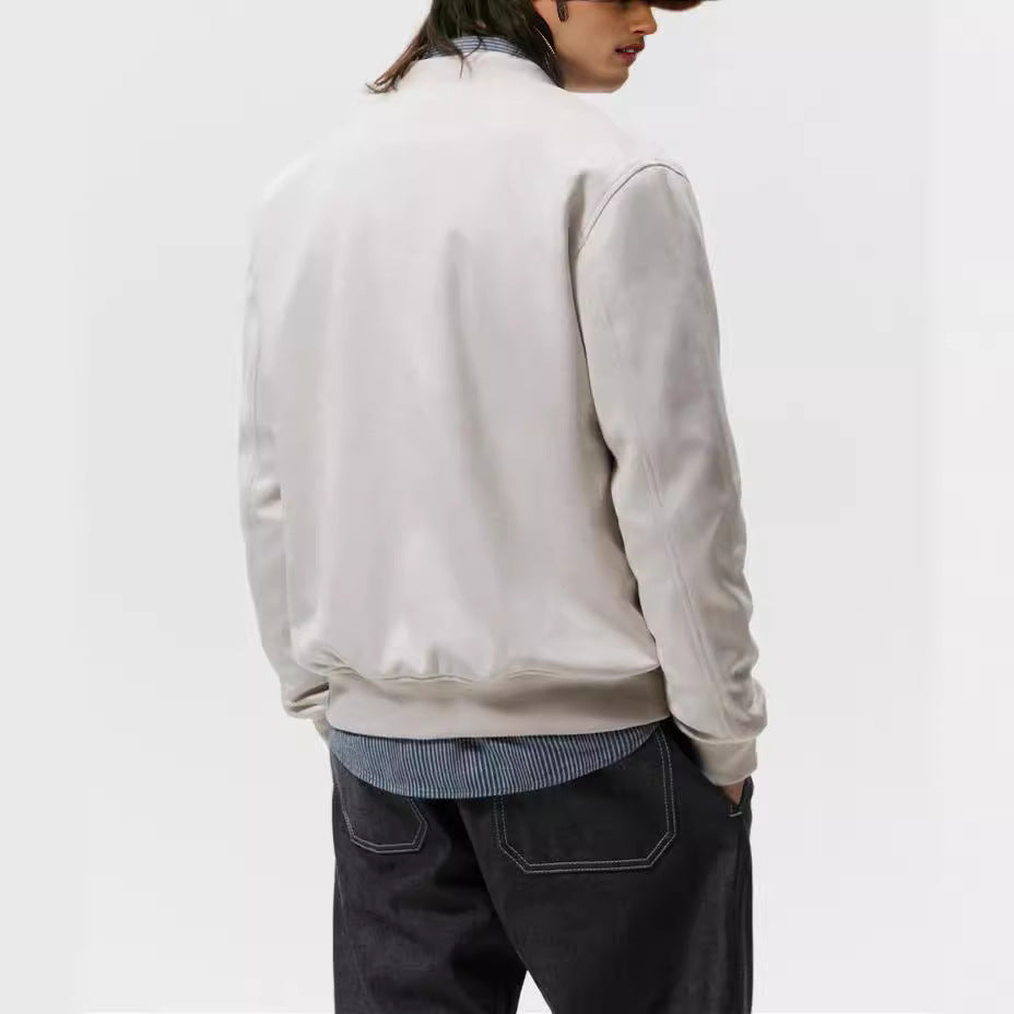 Herren Sweatjacke Elegantes Design Rundhals mit Taschen