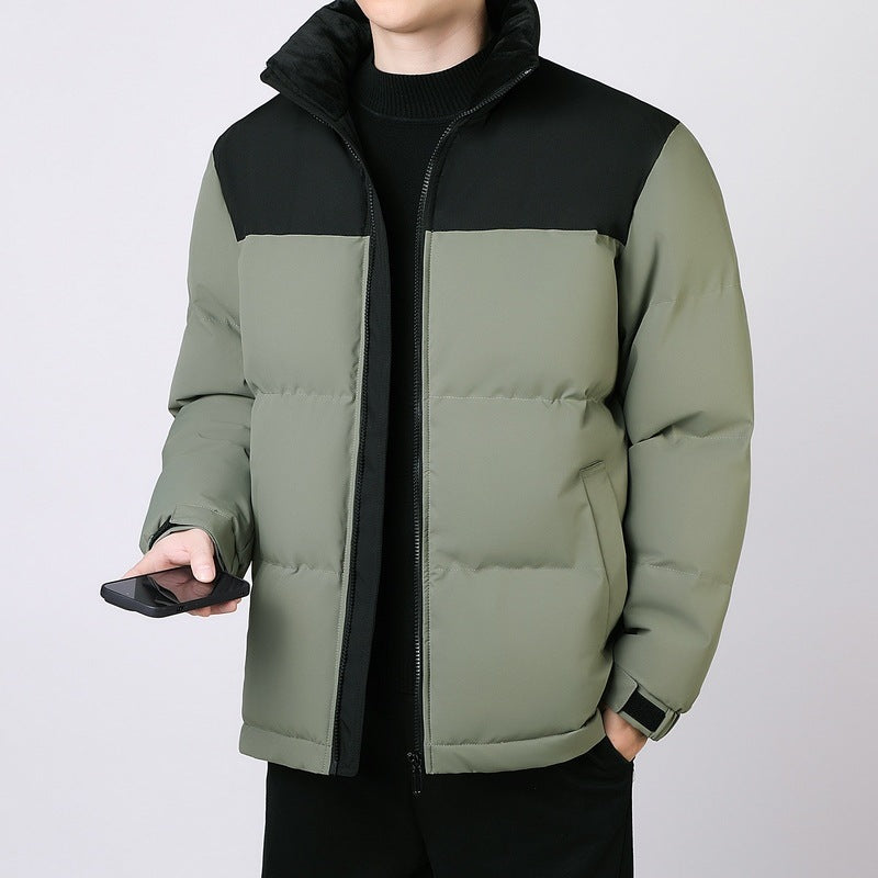 Herren Winterjacke Steppjacke Isoliert Warm