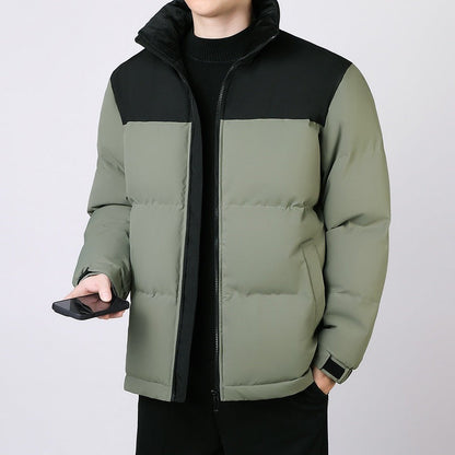 Herren Winterjacke Steppjacke Isoliert Warm
