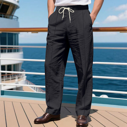 Herren Freizeithose Elegant Bequem Verstellbar