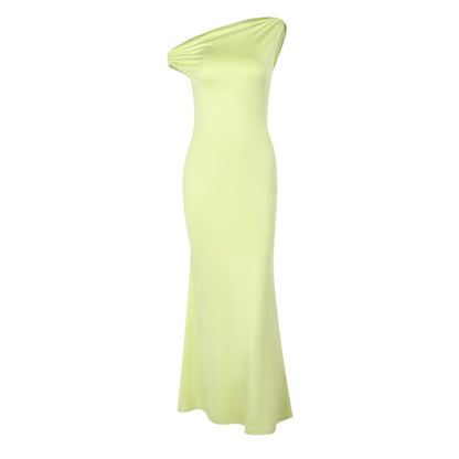 Damenkleid Schulterfrei Figurbetonter Schnitt Elegant