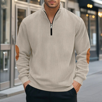Herren Sweatjacke Reißverschluss Kapuze Sportlich