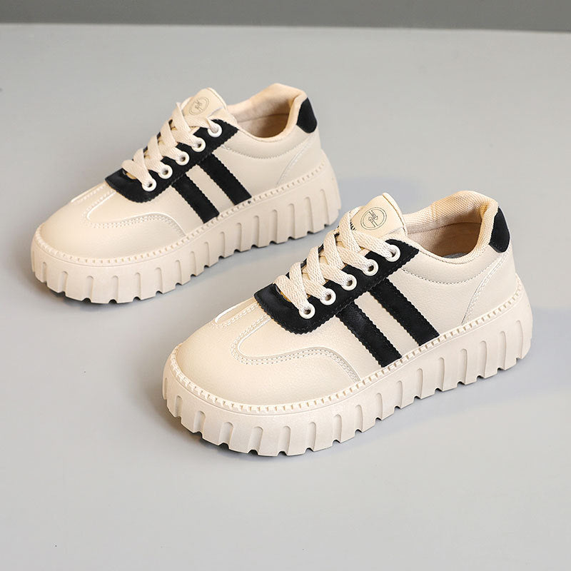 Damen Plateau Sneaker Hoch mit atmungsaktiver Oberfläche und modischer Sohle