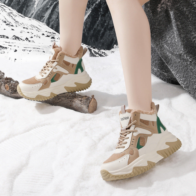 Damen Sneaker Winter Warm Weich