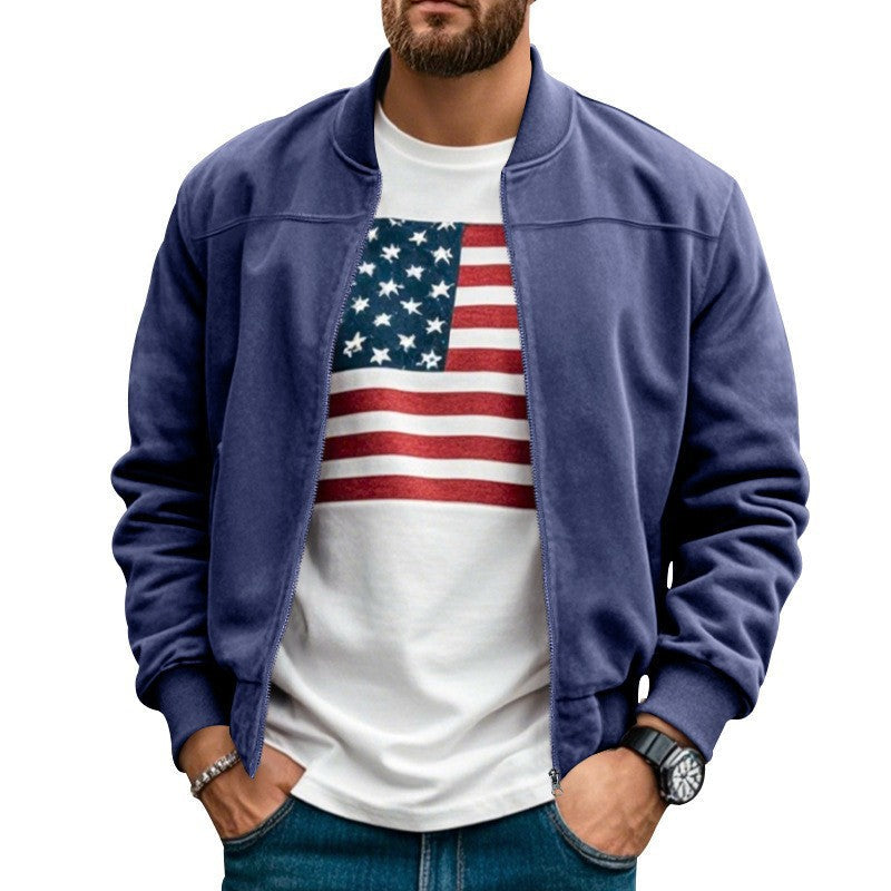 Herren Bomberjacke Modern Schnitt Praktisch