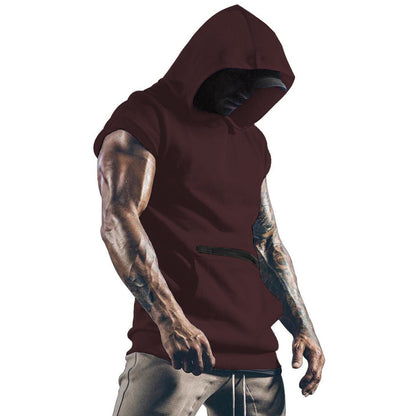 Herren Hoodie Sportlich Fit Muskelshirt Modern