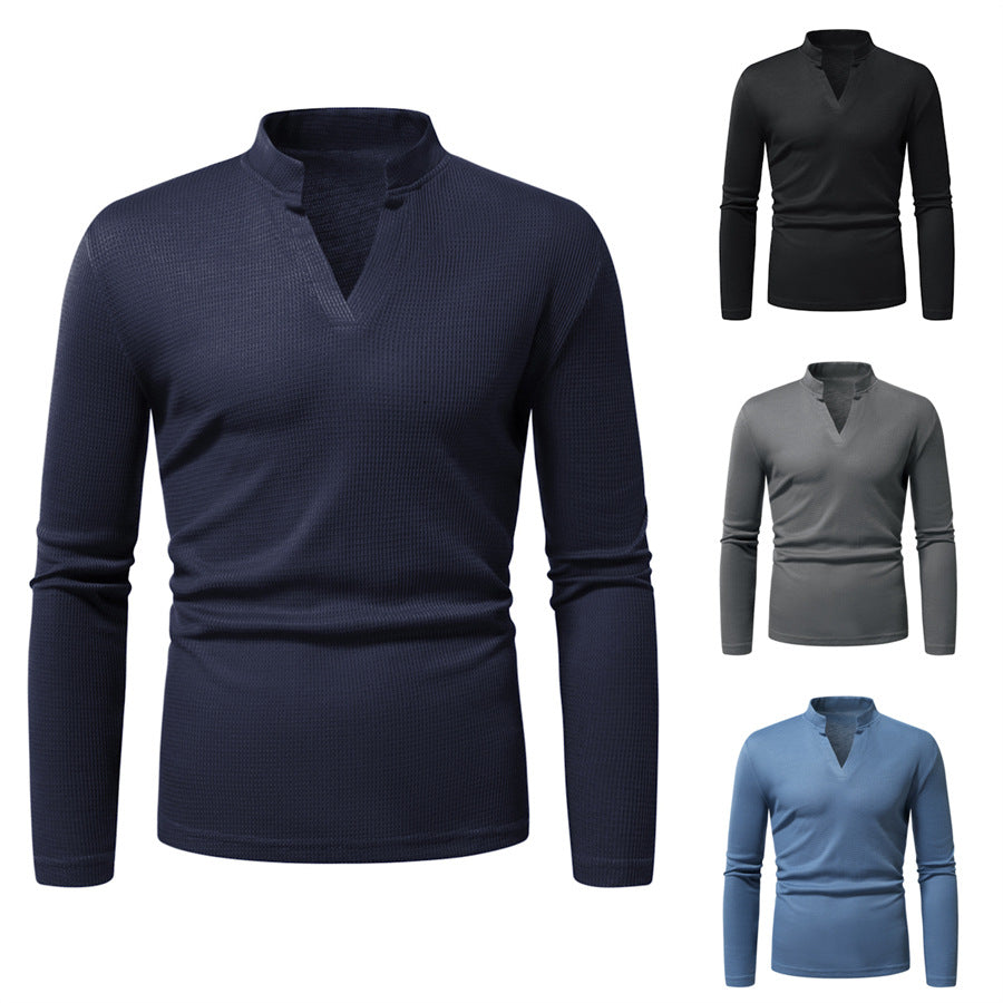 Herren Langarmshirt Strukturierter Look Modern Berlin - BerlinGlamour