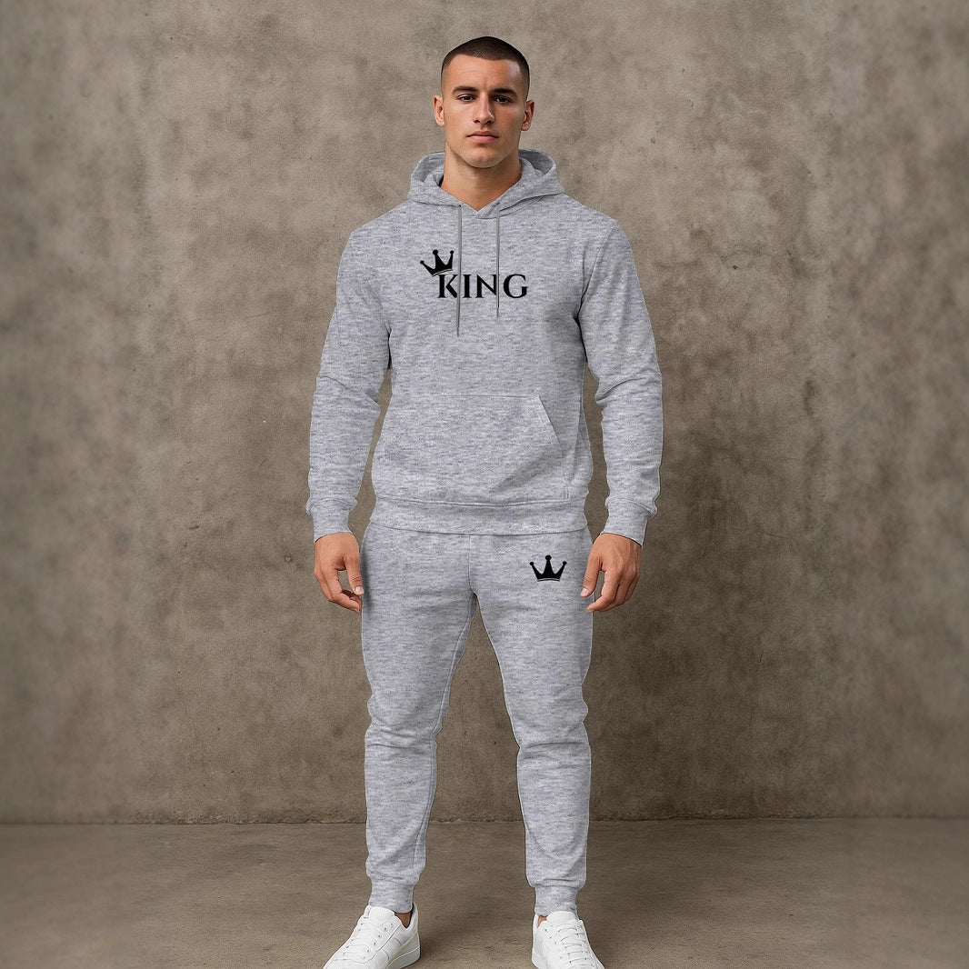 Herren Hoodie Jogginghose Set Hochwertig Sportlich