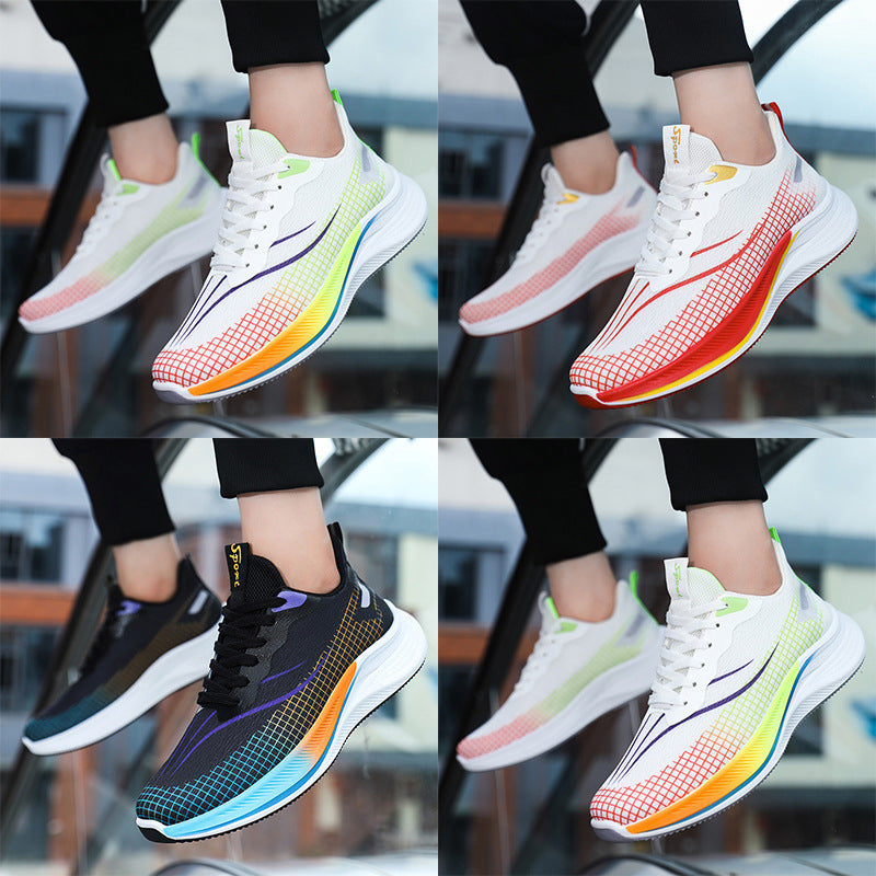 Damen Sneaker Laufschuhe Atmungsaktiv Mit Dämpfung